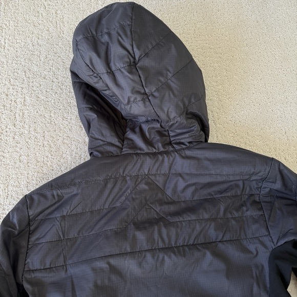 Icebreaker MerinoLOFT Helix Long Sleeve Zip Hood Jacket Women's XS Black $300 - Picture 6 of 12